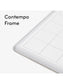 Contempo Frame Dry Erase Calendar Board, Contempo, White, White, 1" x 1", 2' or smaller, White, 1" X 1" Size, Set of 1, 812296022600