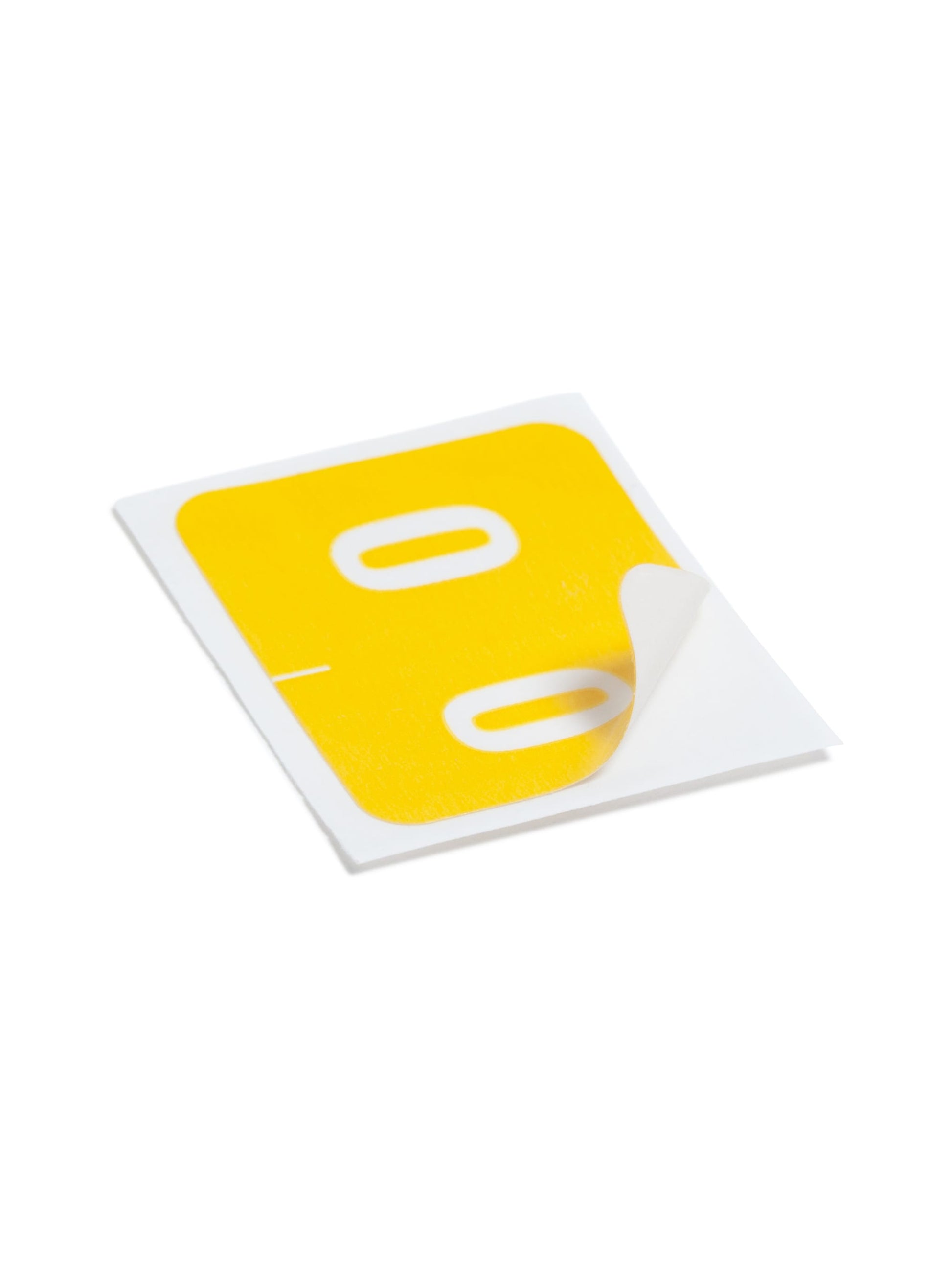 DCCRN Color-Coded Numeric Labels - Rolls, Yellow Color, 1-1/4" X 1" Size, Set of 50, 086486673402