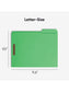 Reinforced Tab Fastener File Folders, 1/3-Cut Tab, 2 FastenersReinforced Tab Fastener File Folders, 1/3 Cut, Green, Letter, Green, Letter Size, Set of 50, 086486121408