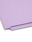 Shelf-Master® Reinforced End Tab Fastener File Folders, Straight-Cut Tab, Lavender Color, Legal Size, Set of 50, 086486285407