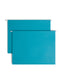 Standard Hanging File Folders, Teal Color, Letter Size, Set of 25, 086486644402
