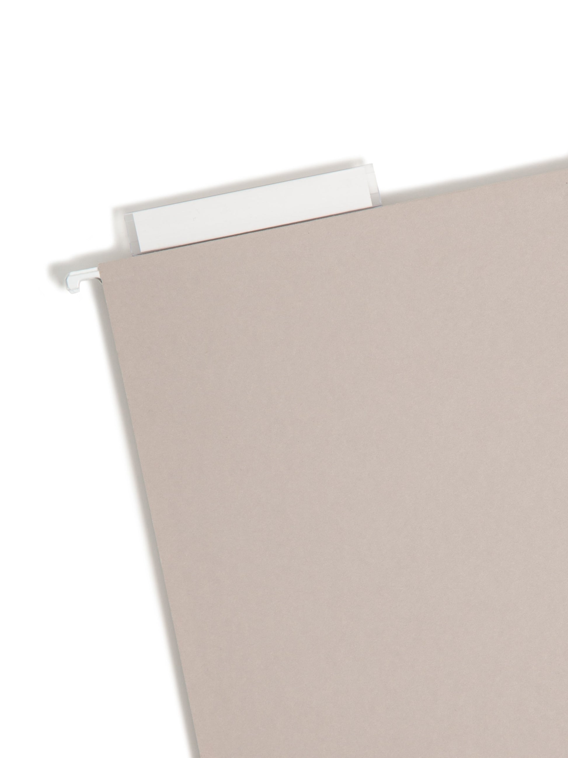 TUFF® Hanging Box Bottom File Folders with Easy Slide® Tabs, 3 inch Expansion, Gray Color, Legal Size, Set of 1, 086486643412