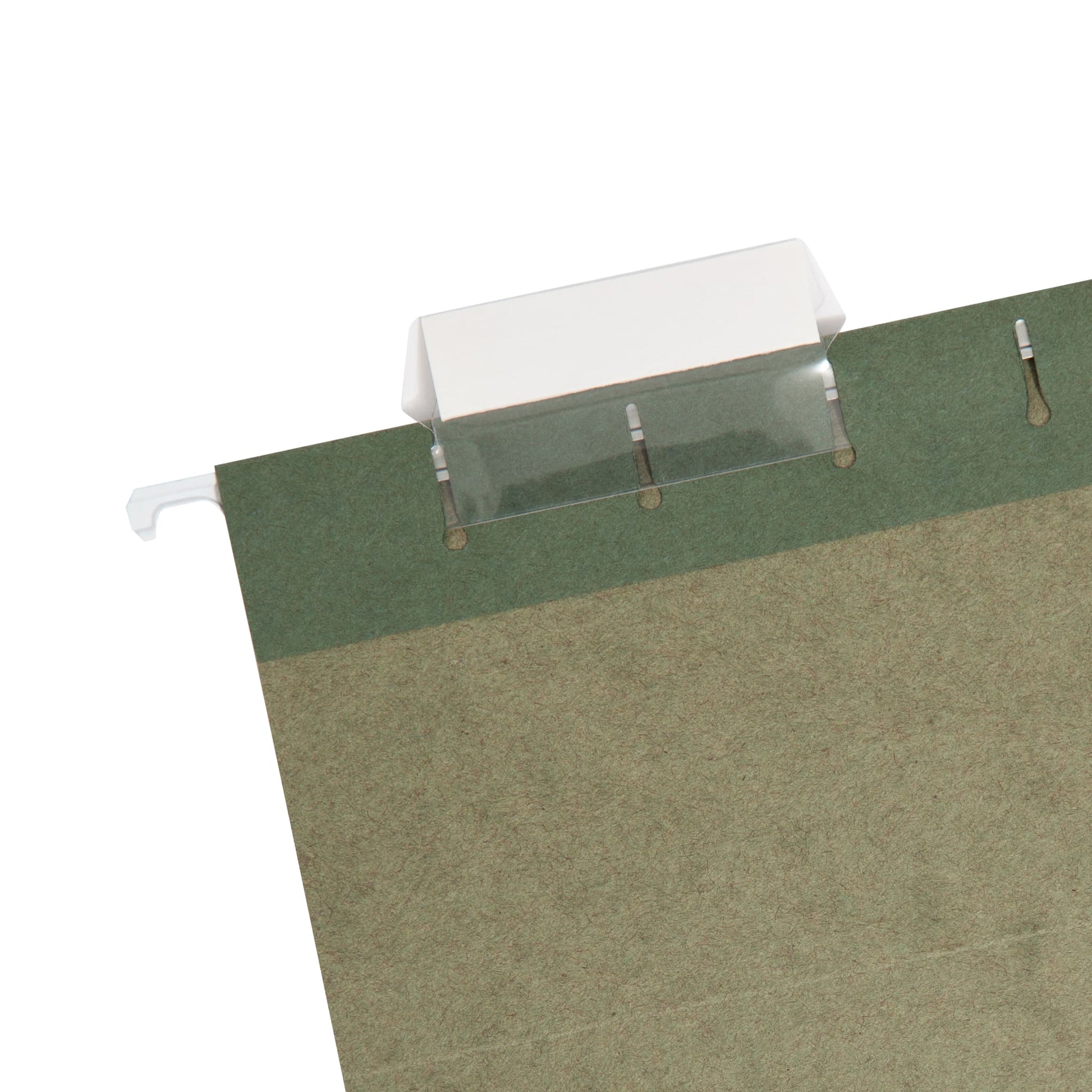 Standard Hanging File Folders with 1/5-Cut Tabs, Standard Green Color, Legal Size, Set of 25, 086486641555