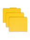 SafeSHIELD® Pressboard Classification File Folders, 3 Dividers, 3 inch Expansion, 2/5-Cut Tab, Yellow Color, Letter Size, Set of 0, 30086486140981