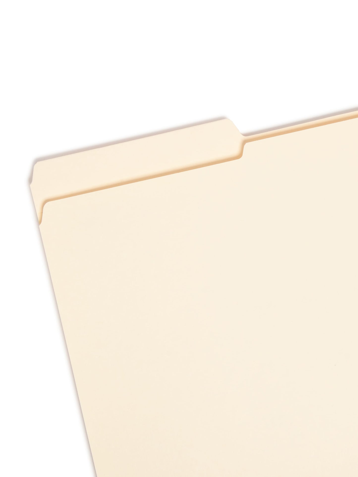 Reinforced Tab File Folders, 1/3-Cut Tab, Left Position, Manila Color, Legal Size, Set of 100, 086486153355