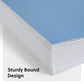 Desk File/Sorters, Dark Blue Color, Letter Size, Set of 1, 086486892827