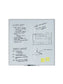 Floating Glass Non-Magnetic Dry Erase Board, White, White, 35" x 35", 3 x 3, White, 35" X 35" Size, Set of 1, 817894028252