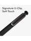 Monterey Ballpoint Pens - Soft Touch, The Monterey, Black, 0.43" x 0.53" x 5.51", Black, 0.43" X 0.53" X 5.51" Size, Set of 12, 843463137865