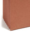 Redrope File Pockets, Straight-Cut Tab, 5-1/4 inch Expansion, Redrope Color, Legal Size, Set of 10, 30086486742345