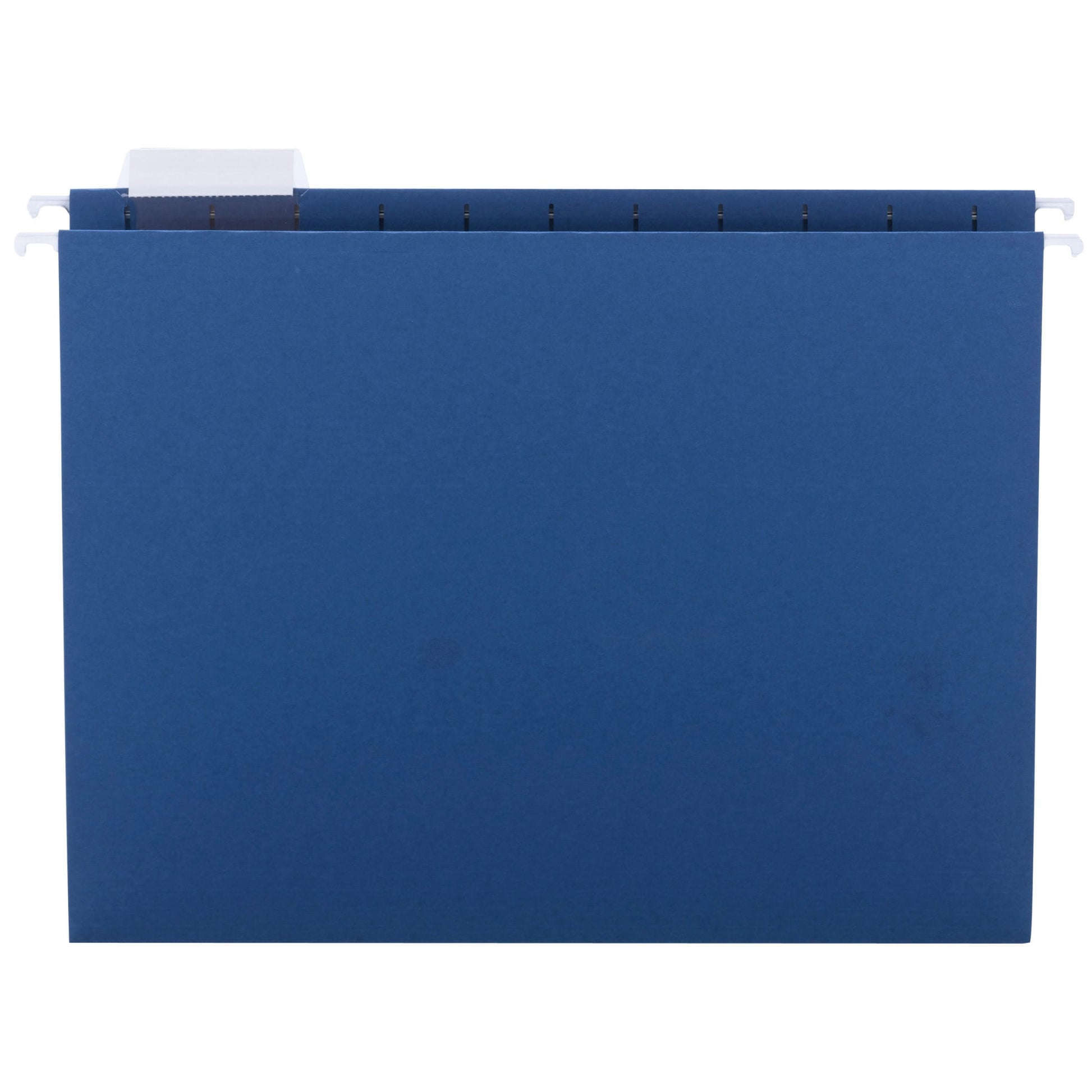 Standard Hanging File Folders with 1/5-Cut Tabs, Navy Color, Letter Size, Set of 25, 086486640572