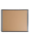 Mod Frame Cork Board, Black and Grey, Natural, 2" x 1", 2' or smaller, Natural, 2" X 1" Size, Set of 1, 812296023904