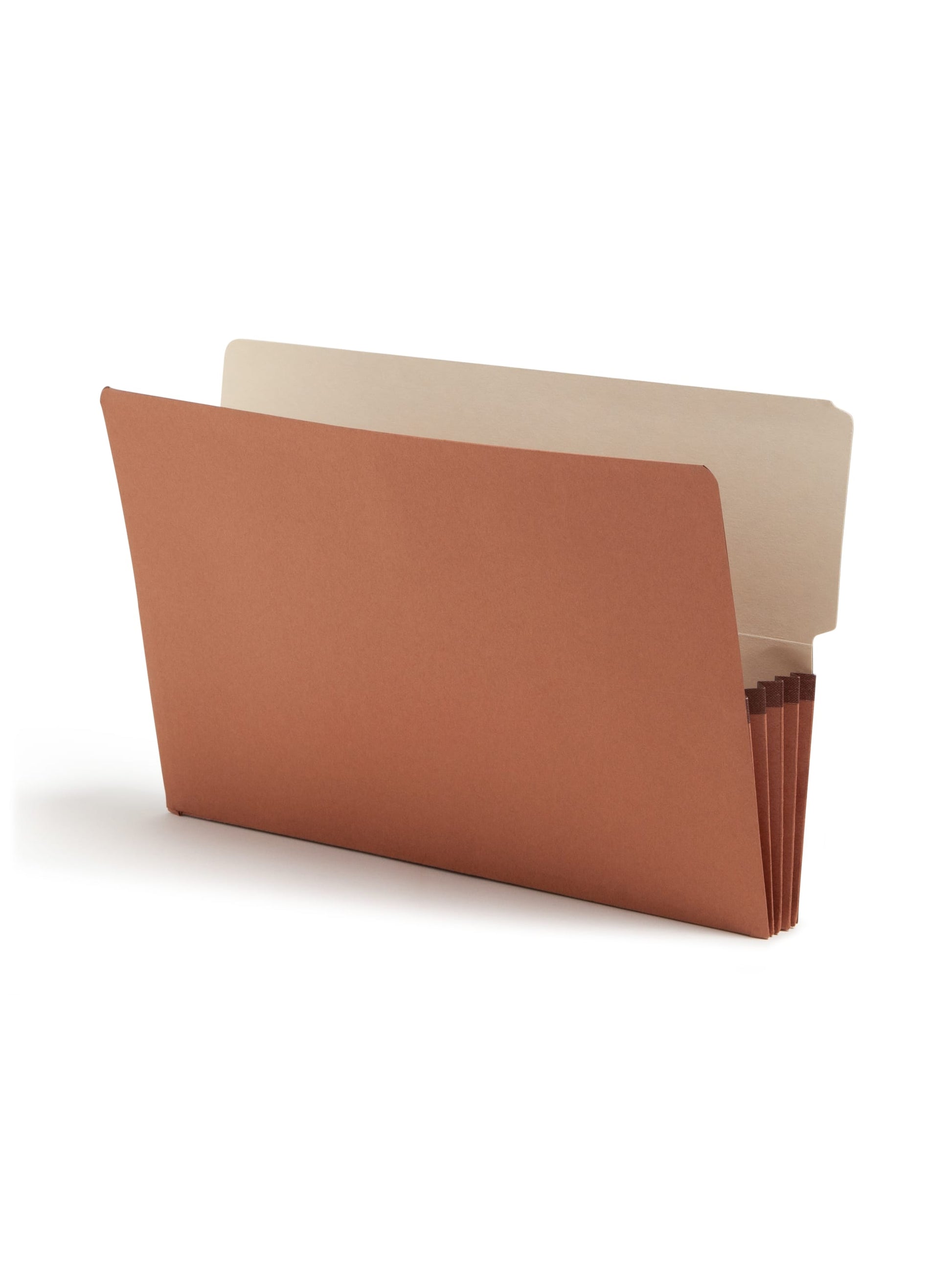 Reinforced End Tab File Pockets, 4 inch High Tab, 3-1/2 inch Expansion, Redrope Color, Legal Size, Set of 0, 30086486746244