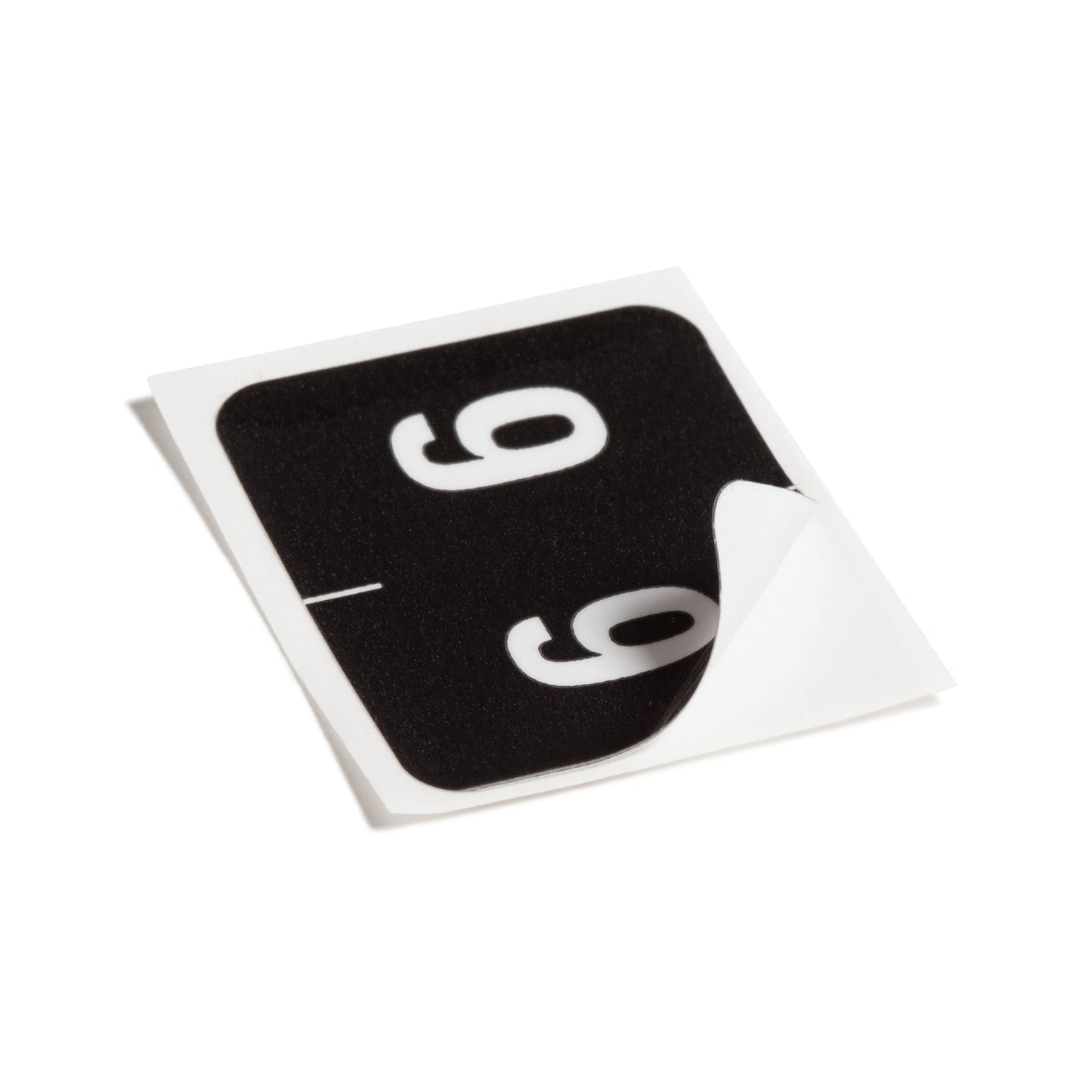 DCCRN Color-Coded Numeric Labels - Rolls, Black Color, 1-1/4" X 1" Size, Set of 500, 086486673495