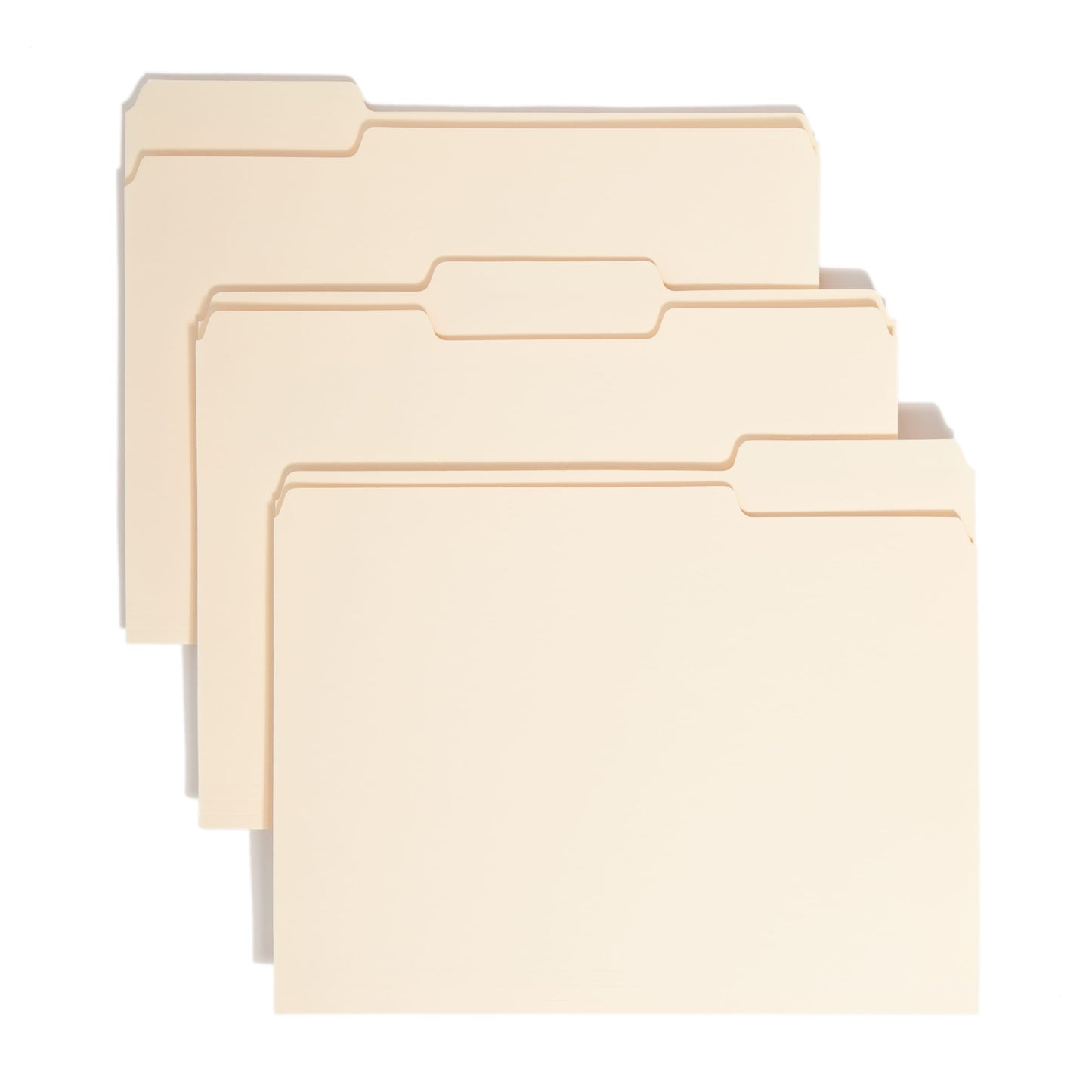 Standard File Folders, 1/3-Cut Tab, Manila Color, Letter Size, Set of 24, 086486119283
