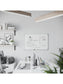 Metal Frame Magnetic Porcelain Dry Erase Board, White, White, 24" x 0.6" x 36", 3 x 4, White, 24" X 0.6" X 36" Size, Set of 1, 843463148991
