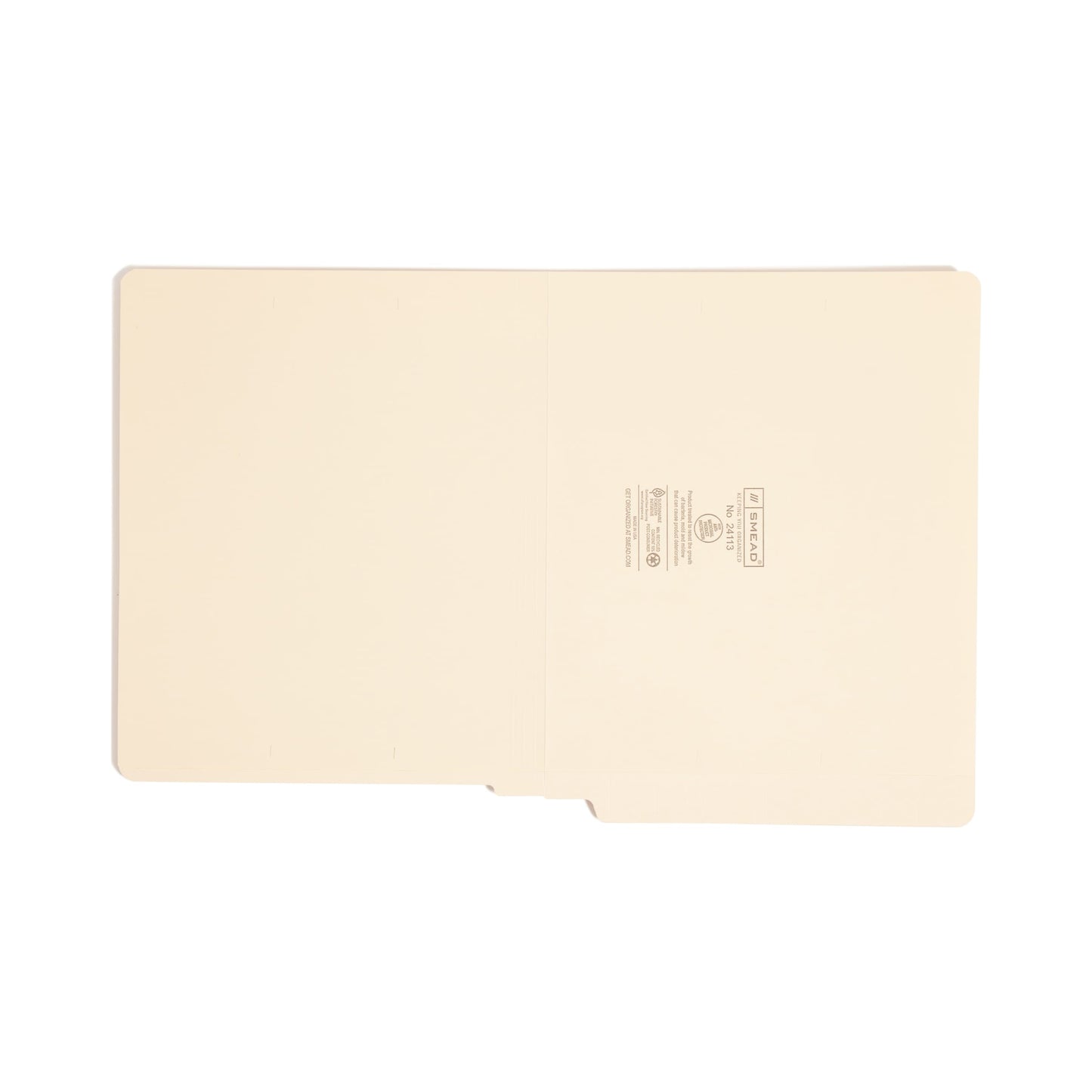 SafeSHIELD® End Tab File Folders, Straight-Cut Tab, Manila Color, Letter Size, Set of 100, 086486241137