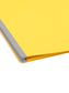 Classification File Folders, 2 Dividers, 2 inch Expansion, Yellow Color, Letter Size, Set of 10, 30086486140042
