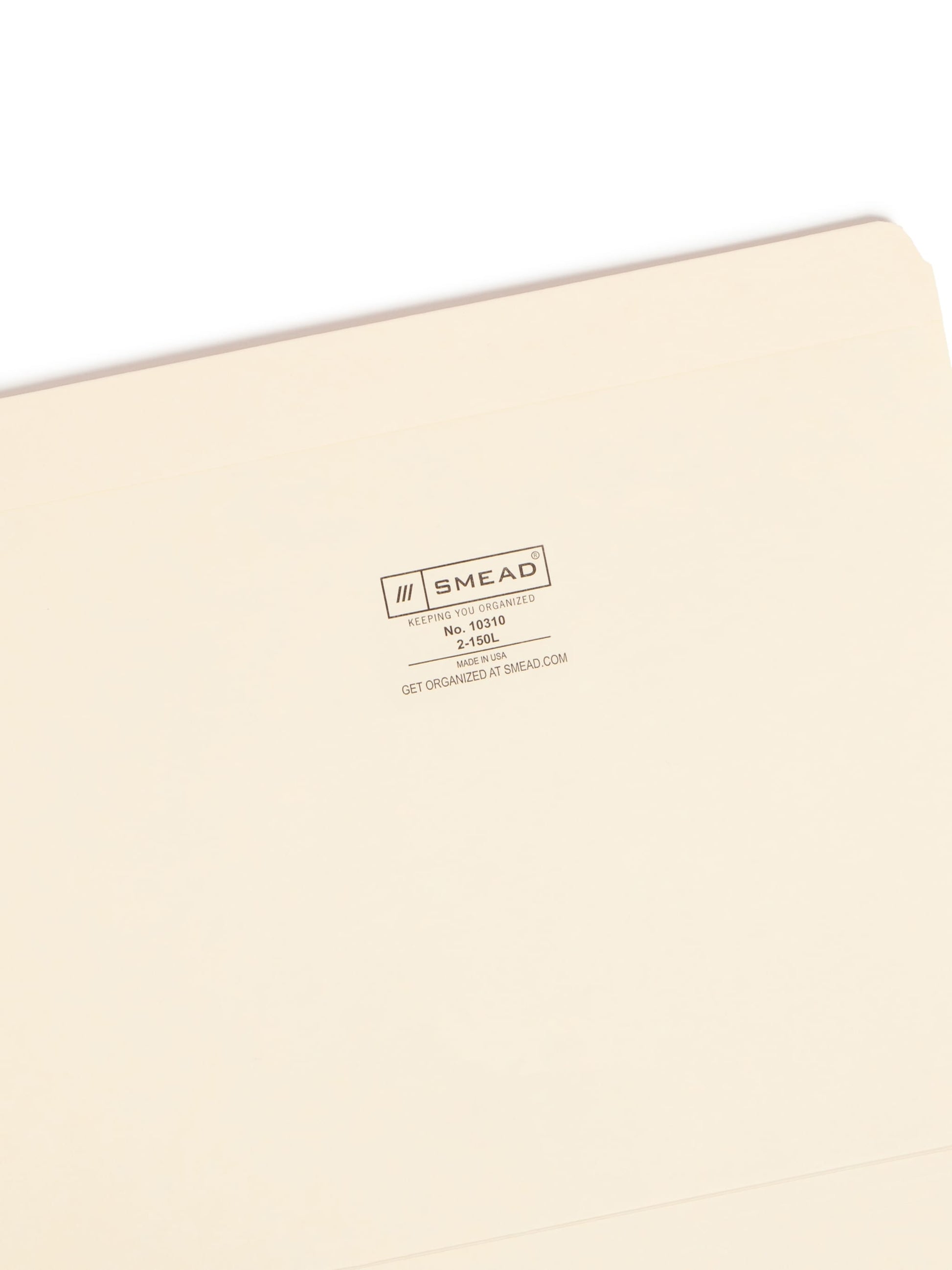 Reinforced Tab File Folders, Straight-Cut Tab, Manila Color, Letter Size, Set of 100, 086486103107