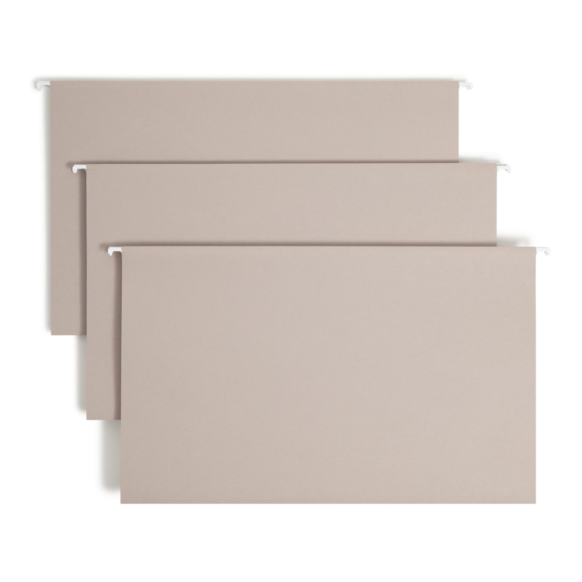 TUFF® Hanging File Folders with Easy Slide® Tabs, Gray Color, Legal Size, Set of 1, 086486640930