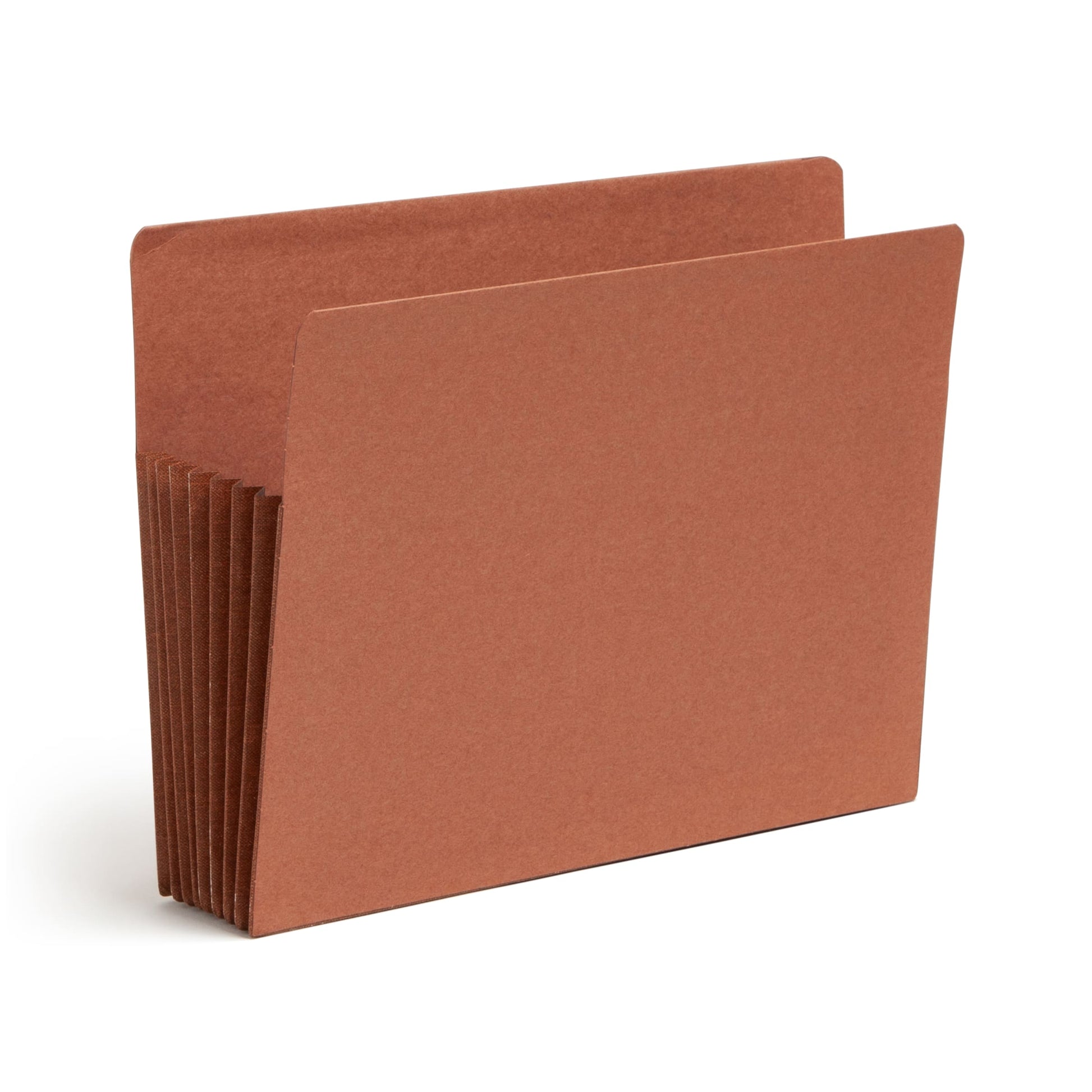 TUFF® Extra-Wide Reinforced End Tab File Pockets, Straight-Cut Tab, 7 inch Expansion, Redrope Color, Extra Wide Letter Size, Set of 1, 30086486737952