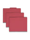 Classification File Folders, 1 Divider, 2 inch Expansion, Red Color, Letter Size, Set of 0, 30086486137035