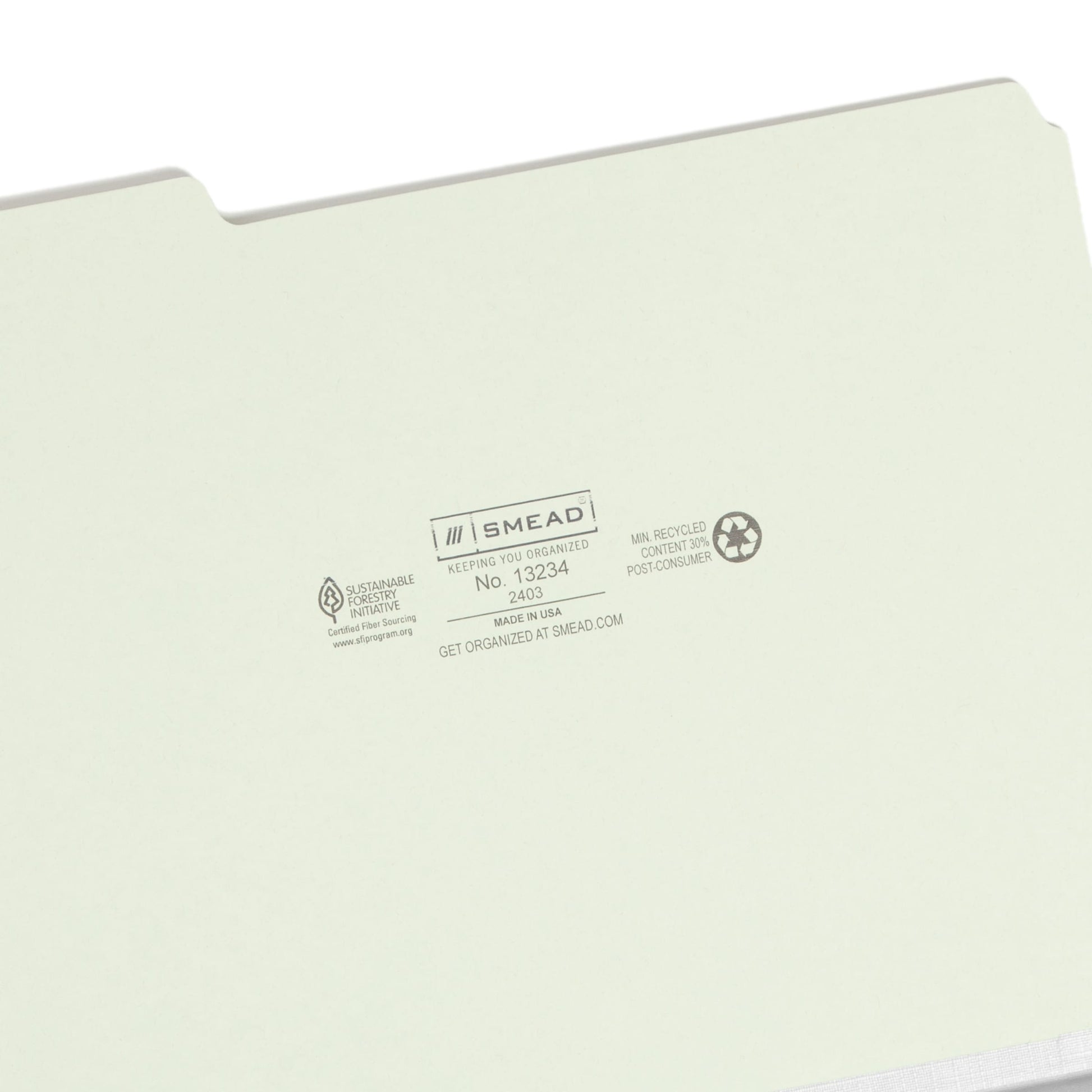 Pressboard File Folders, 2 inch Expansion, Gray/Green Color, Letter Size, Set of 25, 086486132343
