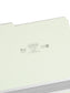 Pressboard File Folders, 2 inch Expansion, Gray/Green Color, Letter Size, Set of 25, 086486132343