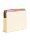 TUFF® Extra-Wide Reinforced End Tab File Pockets, Straight-Cut Tab, 3-1/2 inch Expansion, Manila Color, Letter Size, Set of 10, 30086486751507