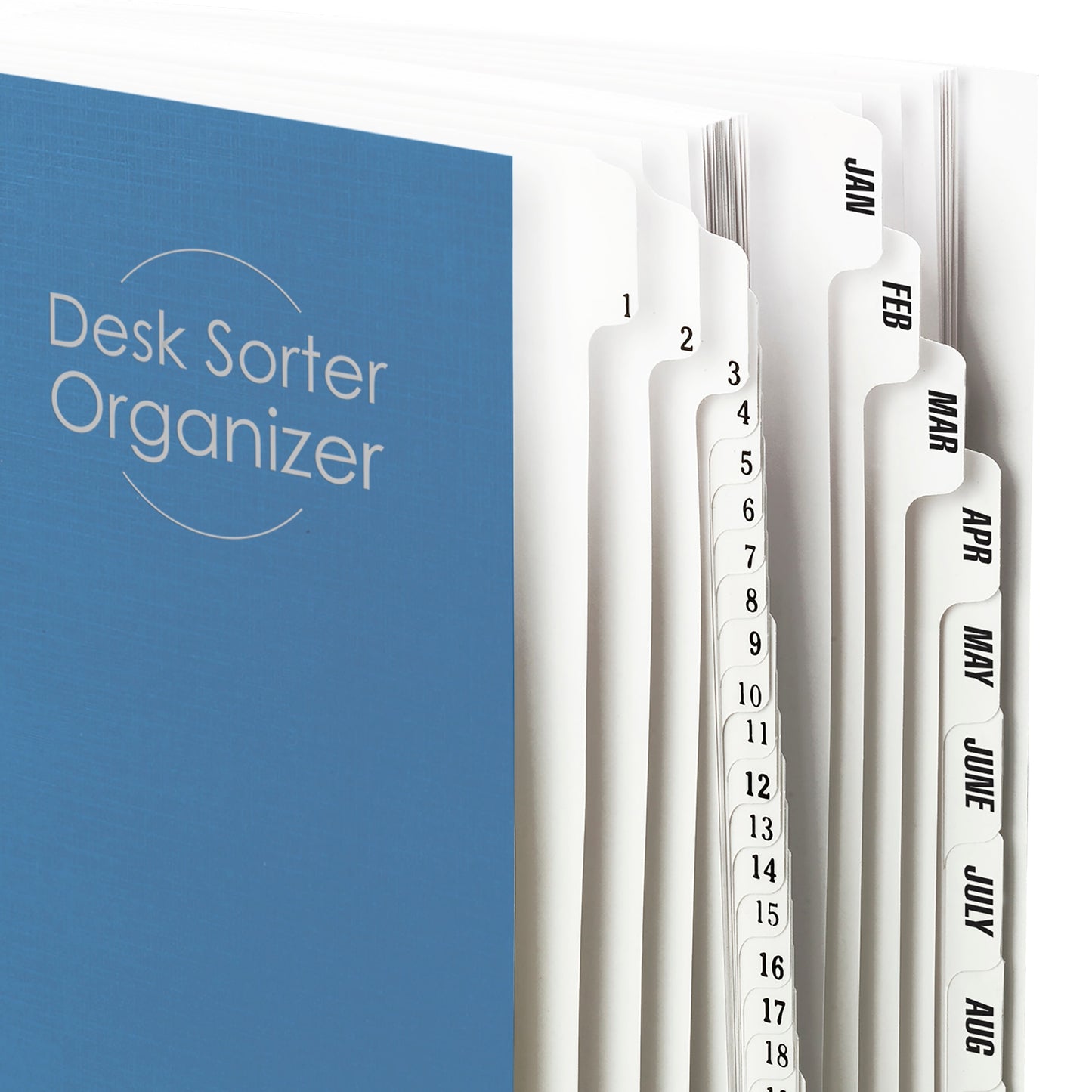 Desk File/Sorters, Dark Blue Color, Letter Size, Set of 1, 086486892353