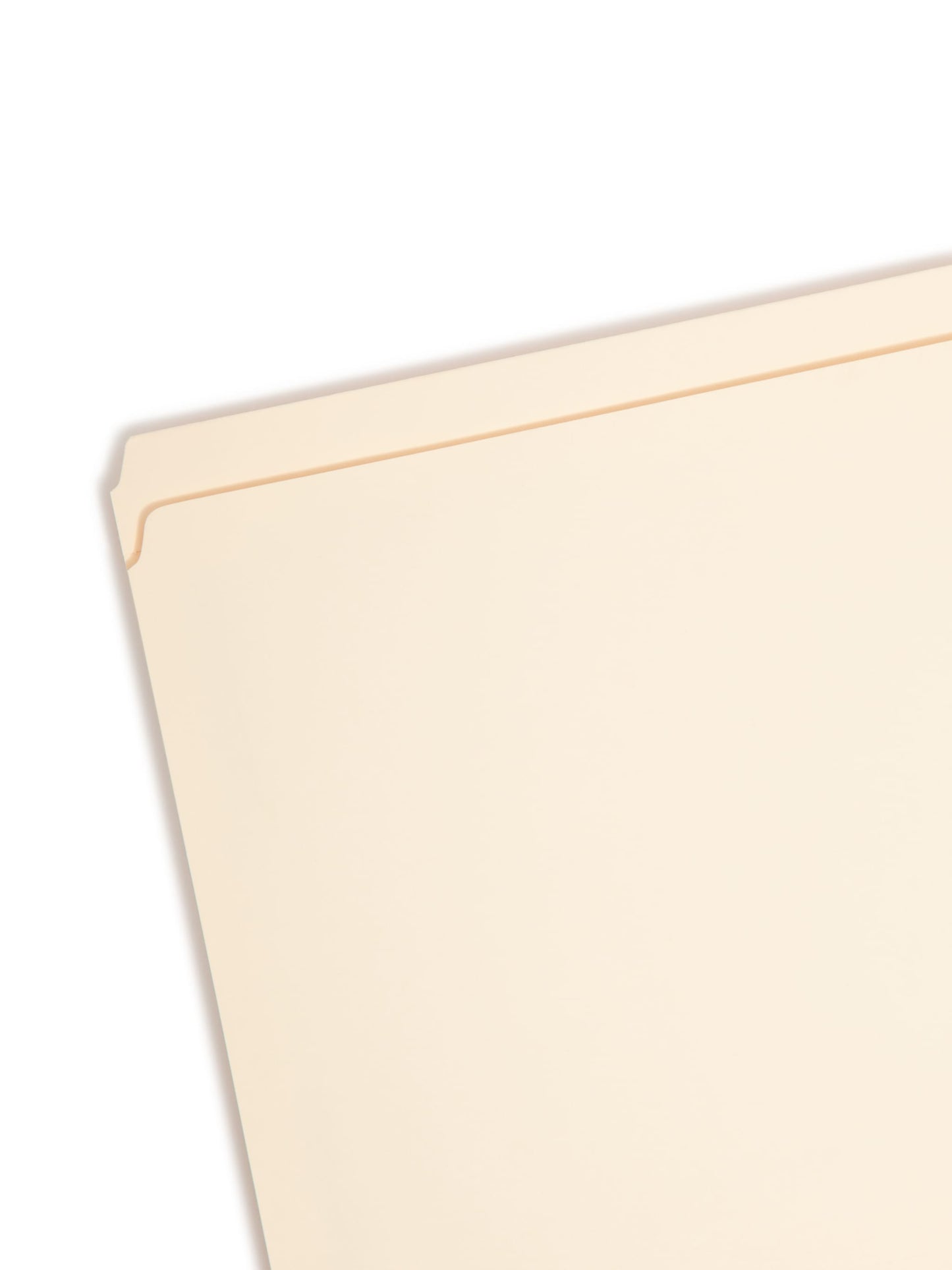 Reinforced Tab Fastener File Folders, Straight-Cut Tab, 1 Fastener, Manila Color, Letter Size, Set of 50, 086486145107