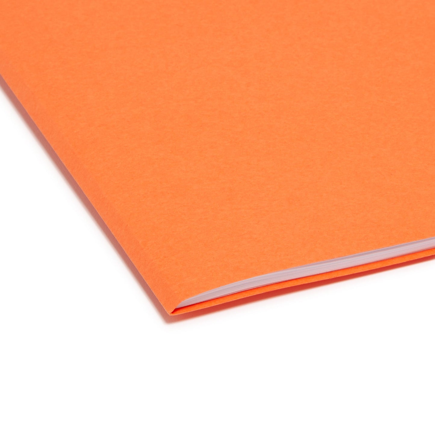 Standard File Folders, 1/3-Cut Tab, Orange Color, Letter Size, Set of 100, 086486125437