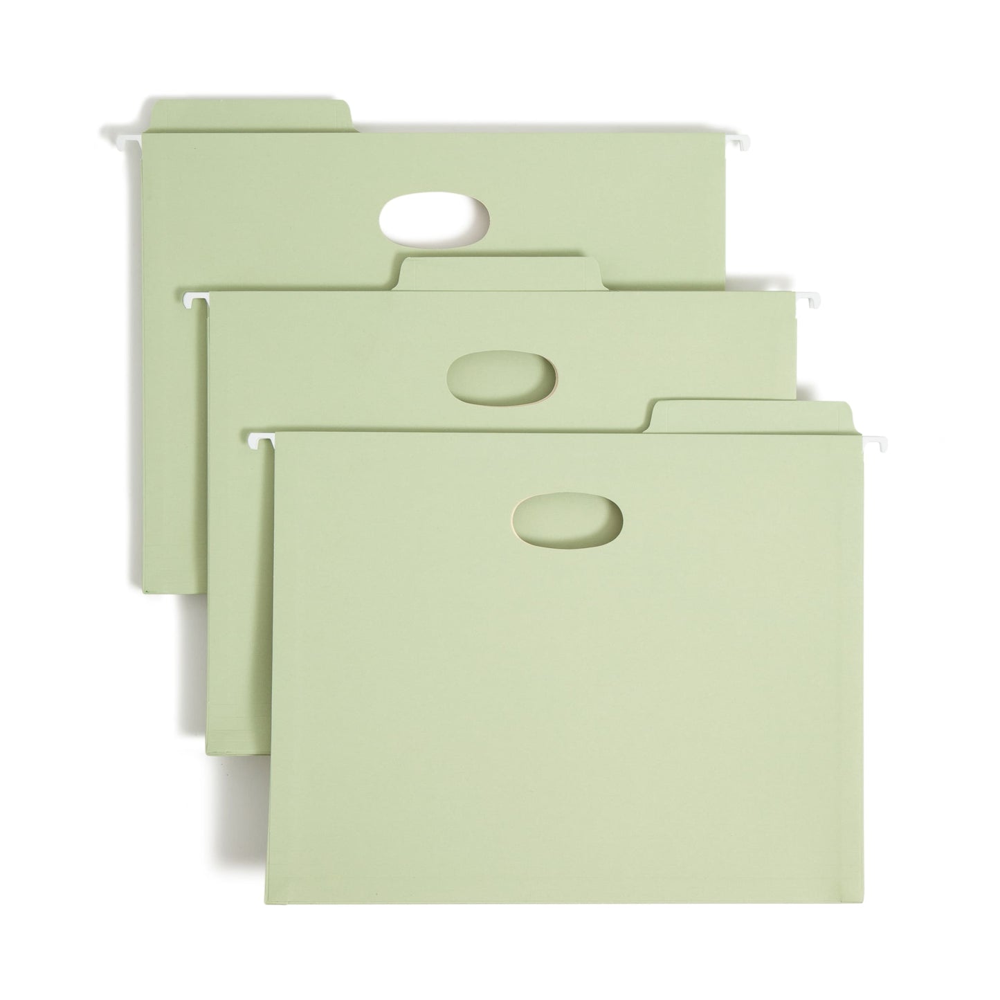 FasTab® Extra Capacity Hanging File Folders, 1/3-Cut Tab, Moss Green Color, Letter Size, Set of 1, 086486642224