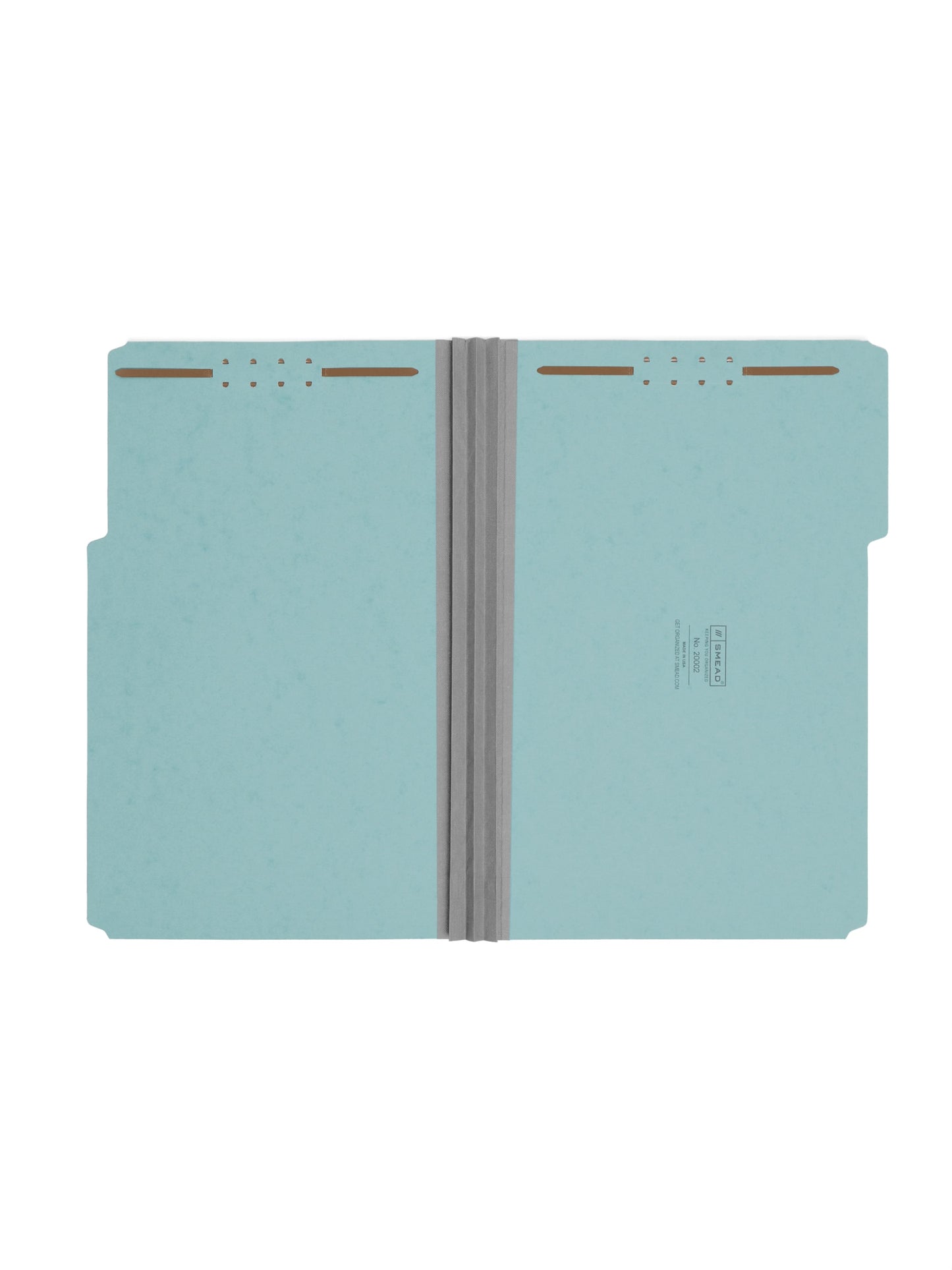 Pressboard Fastener File Folders, 3 inch Expansion, Blue Color, Legal Size, Set of 25, 086486200028