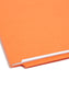 Shelf-Master® Reinforced Tab End Tab File Folders, Straight-Cut Tab, Orange Color, Legal Size, Set of 100, 086486285100