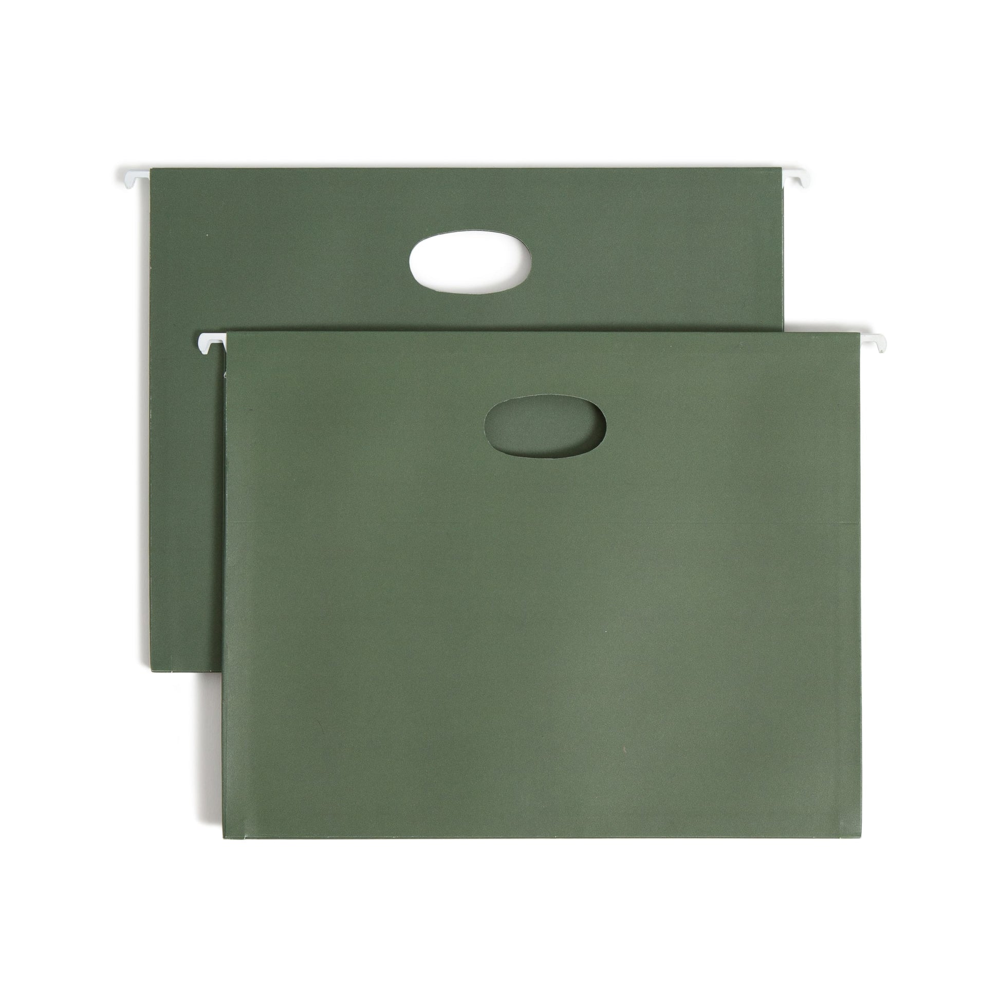 Hanging File Pockets, 3.5" Expansion, Standard Green Color, Letter Size, Set of 10, 086486642200