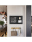 Decor Frame Magnetic Chalkboard, White, Black, 30" x 20", 3 x 2, Black, 30" X 20" Size, Set of 1, 817894020737