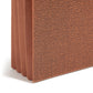 Redrope-Printed Expanding Wallets with Elastic Cord, Redrope Gusset, 3-1/2 Inch Expansion, Brown Color, Letter Size, Set of 10, 30086486713536