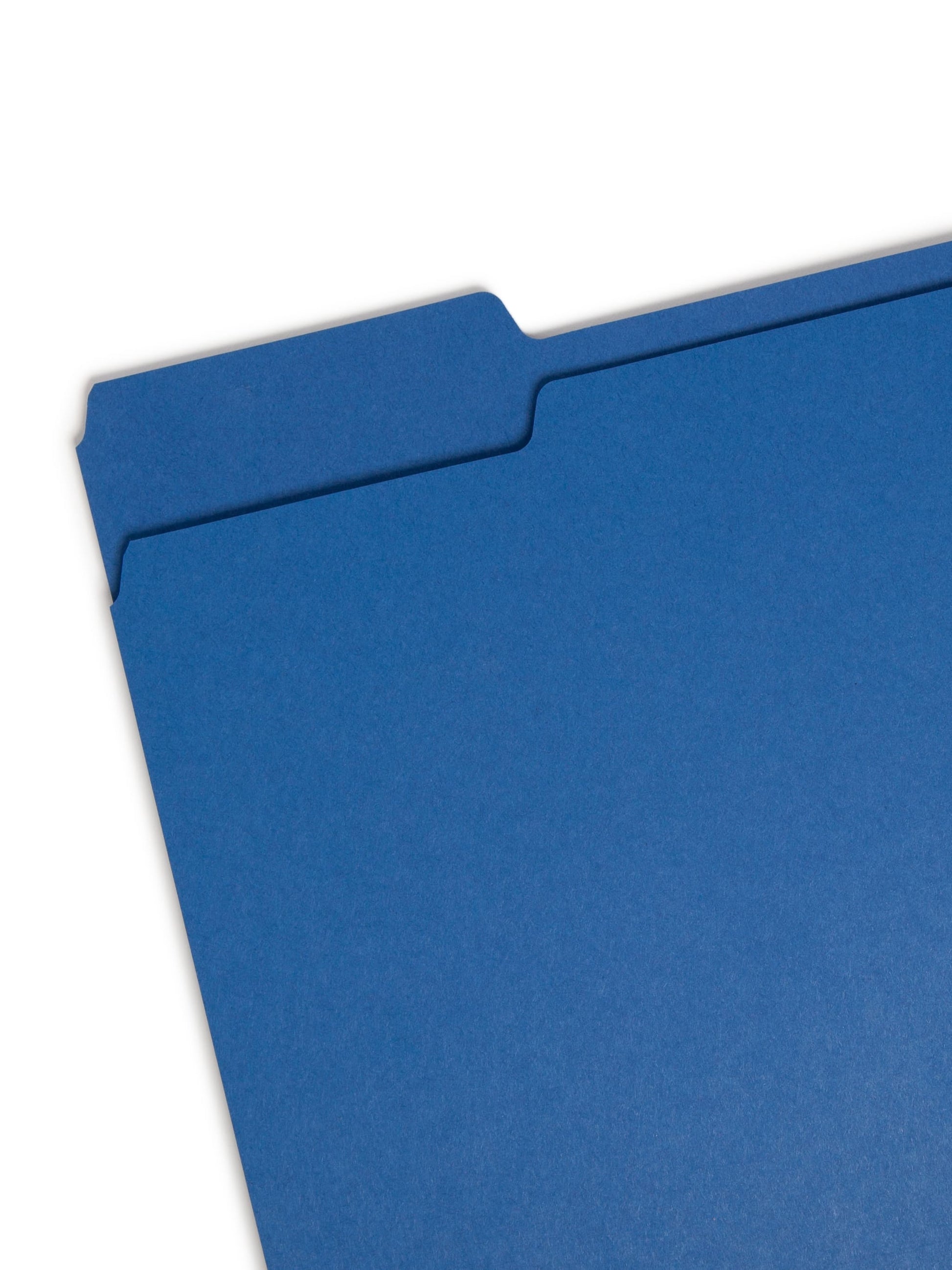Standard File Folders, 1/3-Cut Tab, Navy Color, Letter Size, Set of 100, 086486131933