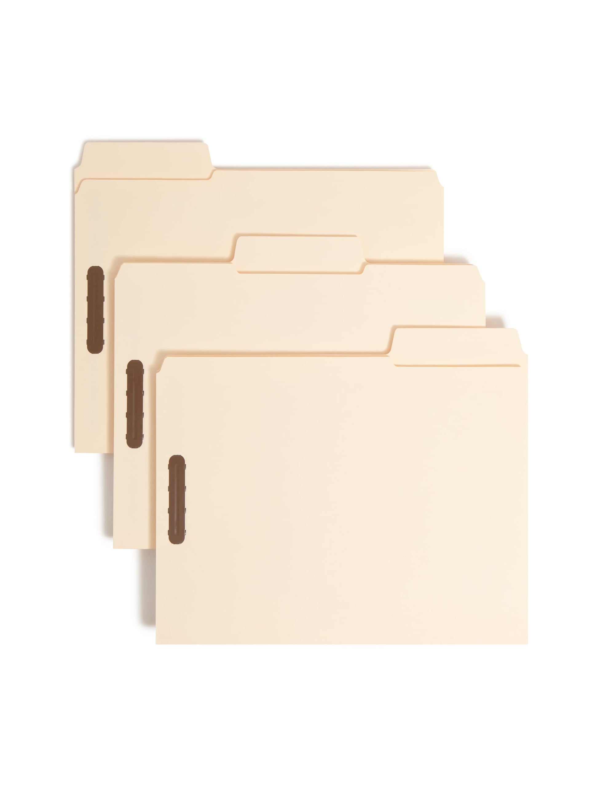 SuperTab® Fastener File Folders, Manila Color, Letter Size, Set of 50, 086486145350