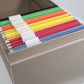 Standard Hanging File Folders with 1/5-Cut Tabs, Assorted Colors Color, Letter Size, Set of 25, 086486640596