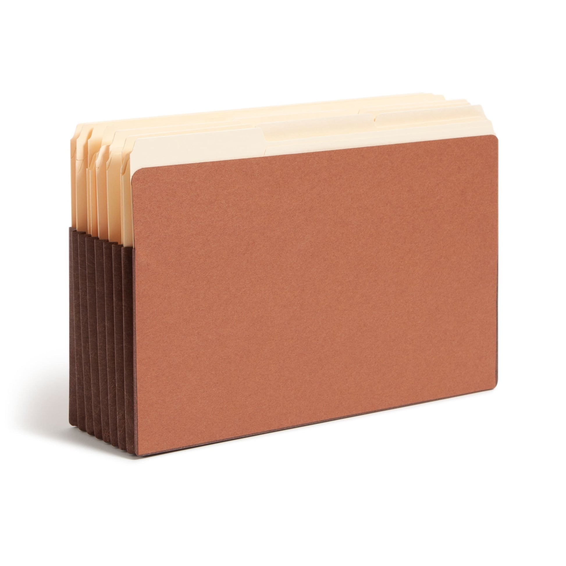 TUFF® Pocket File Pockets, Straight-Cut Tab, 7 inch Expansion, Redrope Color, Legal Size, Set of 5, 30086486743953