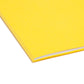 Standard File Folders, 1/3-Cut Tab, Yellow Color, Legal Size, Set of 100, 086486179430