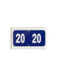 Color-Coded Year Labels, Blue Color, 1-1/2" X 3/4" Size, 