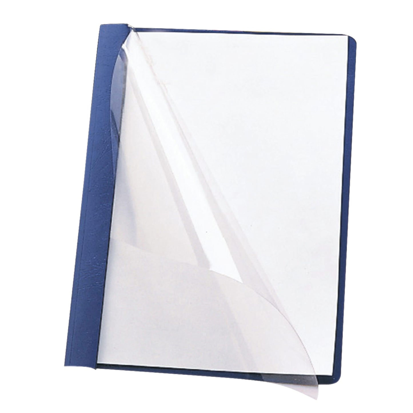 Heavyweight Paper Report Covers with Clear Front, Blue Color, Letter Size, Set of 25, 30086486874527