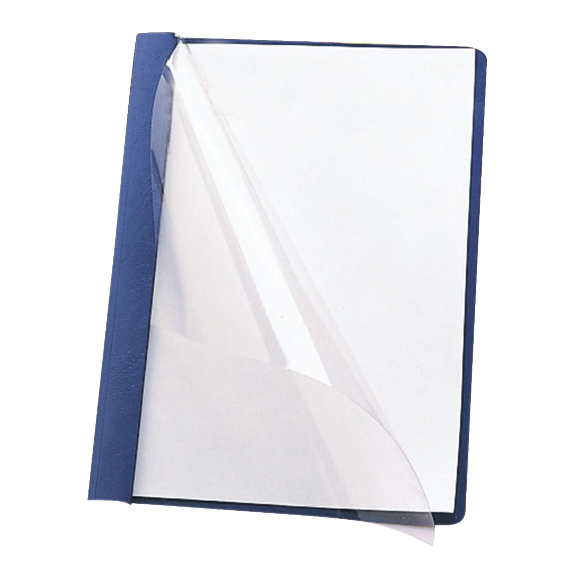 Heavyweight Paper Report Covers with Clear Front, Blue Color, Letter Size, Set of 25, 30086486874527