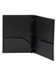 Poly Two-Pocket Folders with Fasteners, Black Color, Letter Size, Set of 0, 30086486877252
