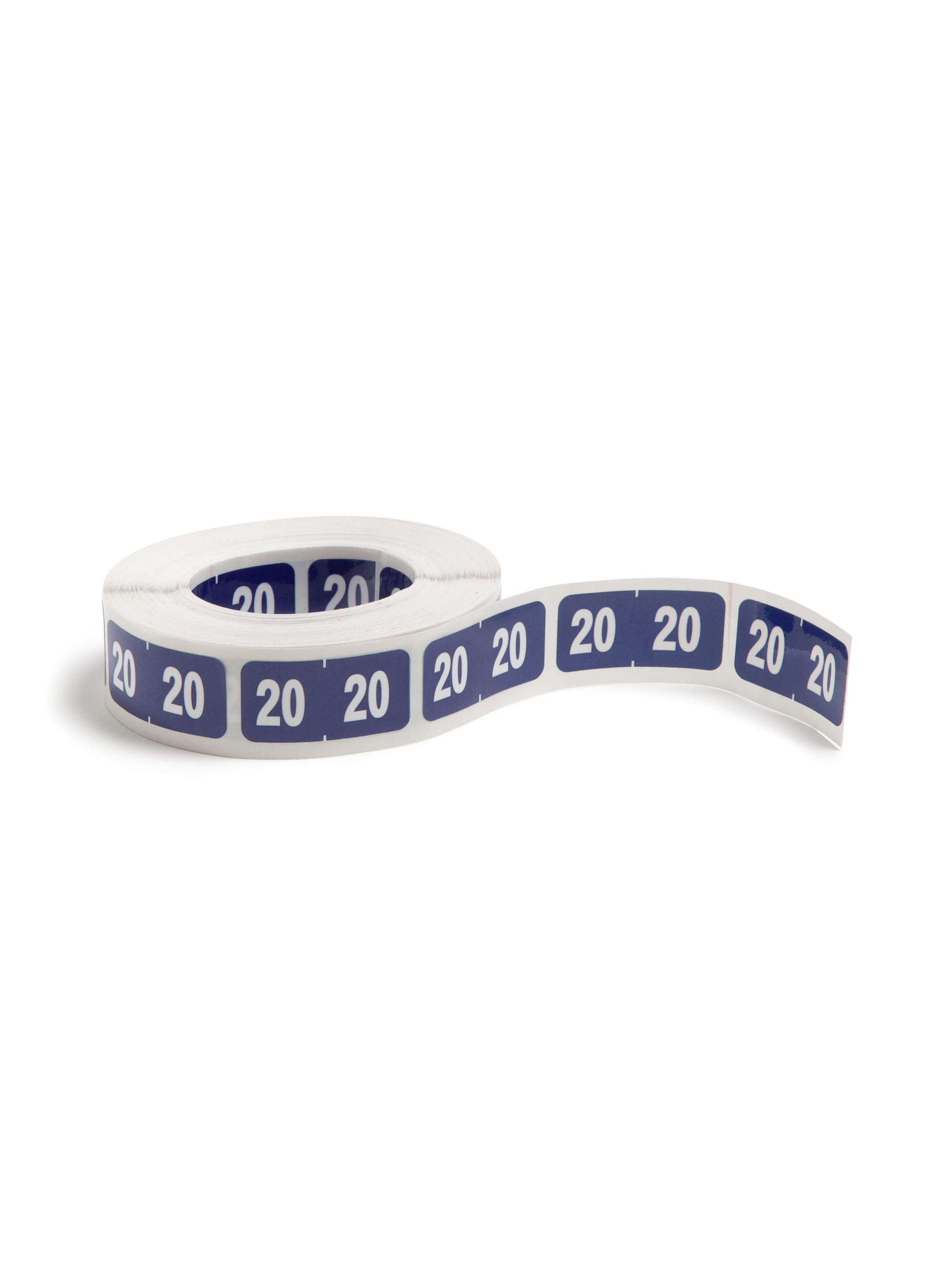 Color-Coded Year Labels, Dark Blue Color, 1-1 /2 X 3/4 Size,