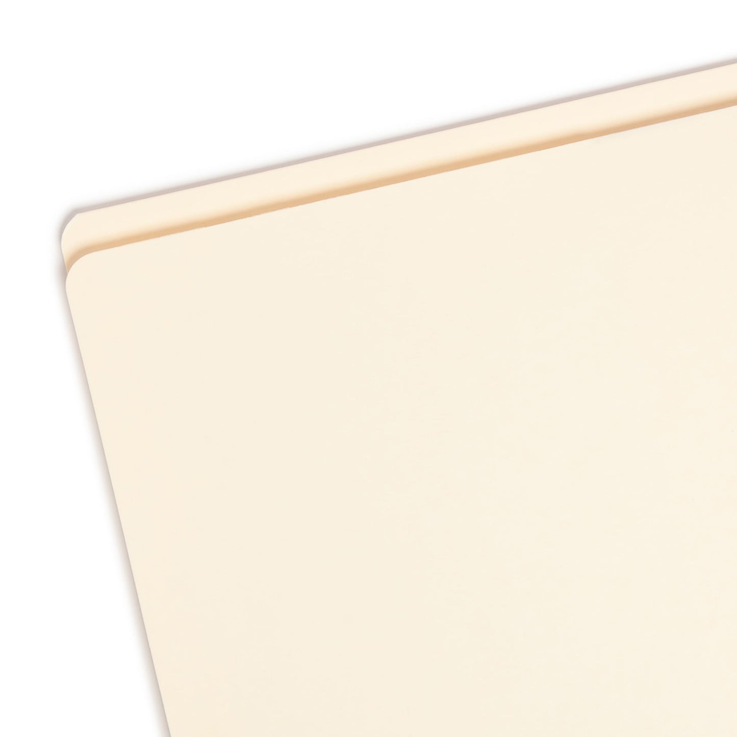 Reinforced Tab File Folders, Straight-Cut Tab, Manila Color, Letter Size, Set of 100, 086486103107