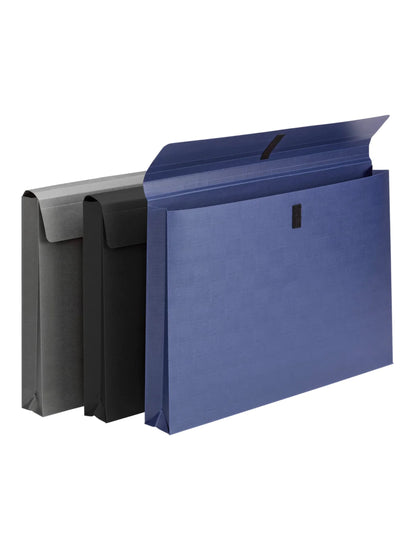 Extra Wide Expanding Wallets, Assorted Jewel Tones Color, 11X17 Size, Set of 1, 086486711692