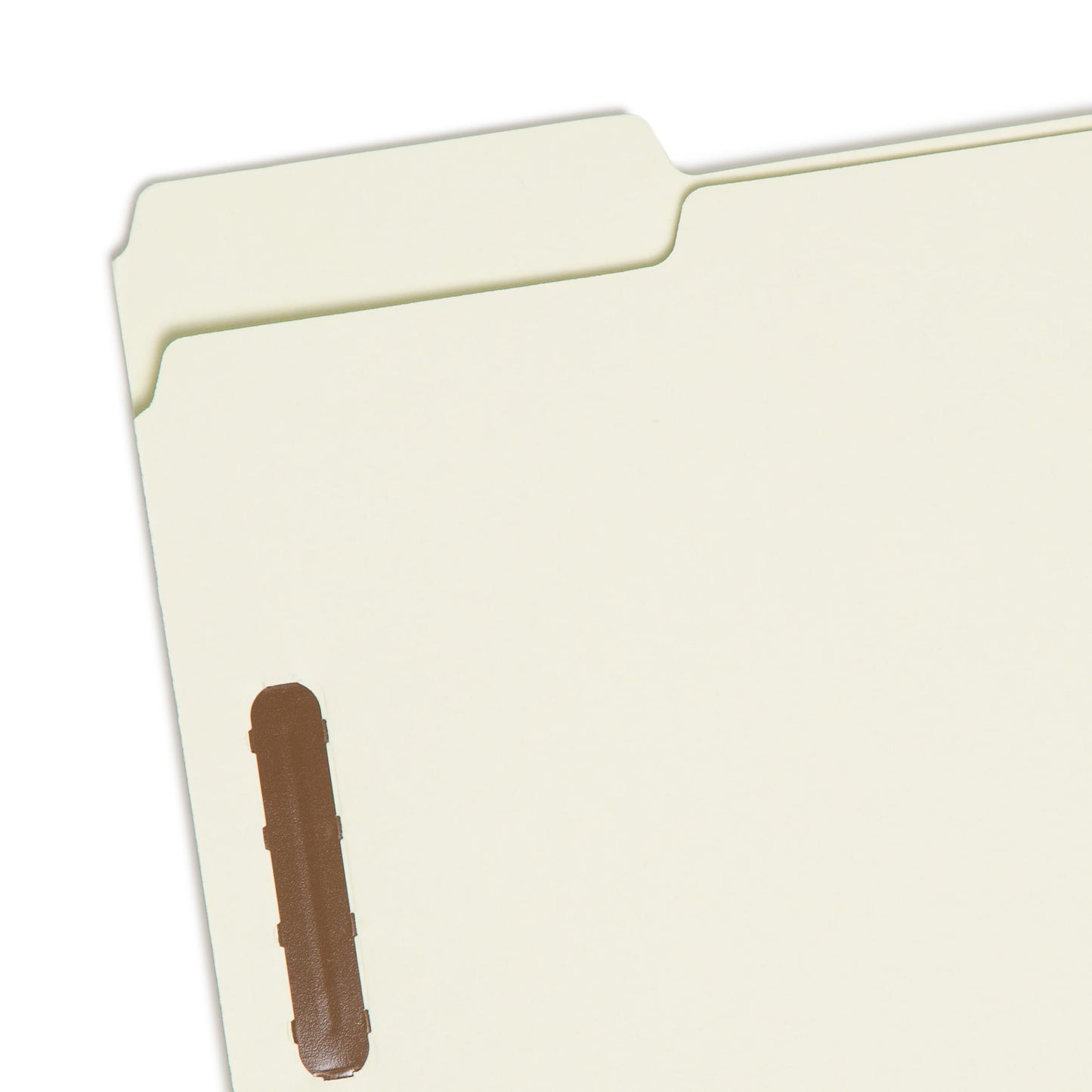 Pressboard Fastener File Folders, 1 inch Expansion, Gray/Green Color, Letter Size, Set of 25, 086486150033